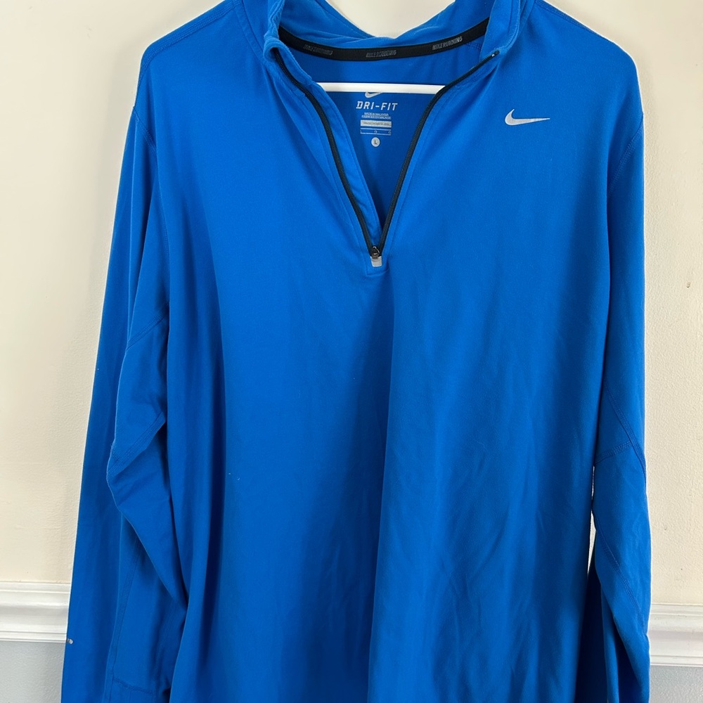 Nike Blue Dri-FIT Pullover